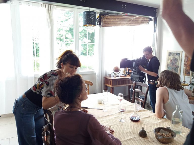 Sur le tournage
