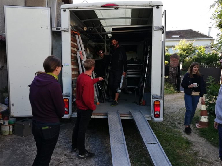 Sur le tournage